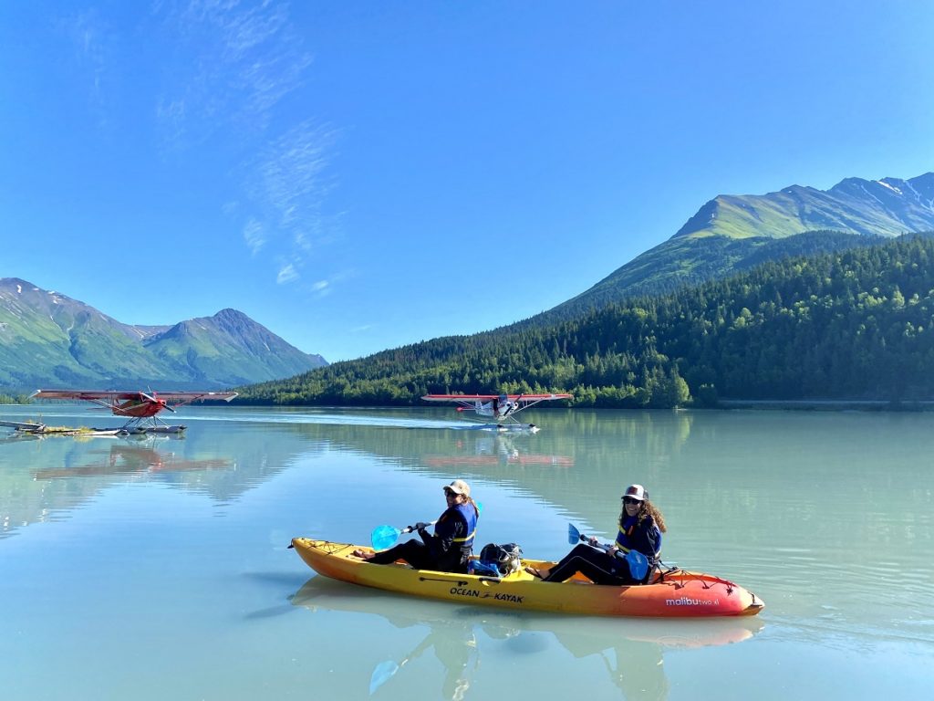 Tandem Kayak Rental on Trail Lake