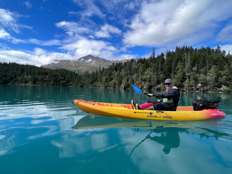 Kayaking on Emerald Grant Lake