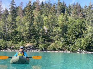 Packrafting on Grant Lake and Overnight Yurt Stay x1200