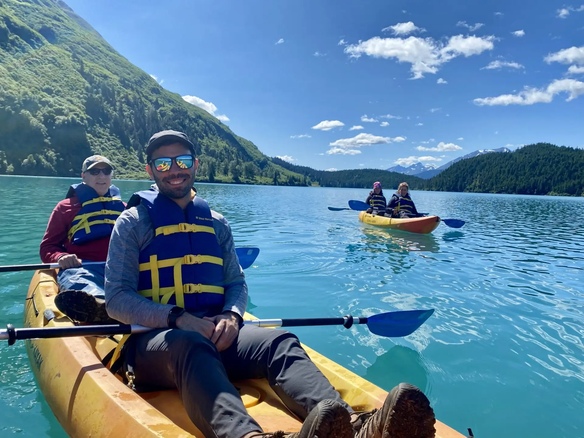 Soaking in the Sun on Grant Lake