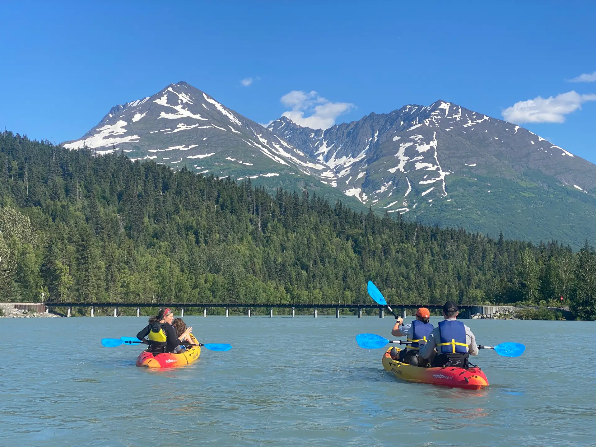 Trail Lake Moose Pass Alaska Kayaking