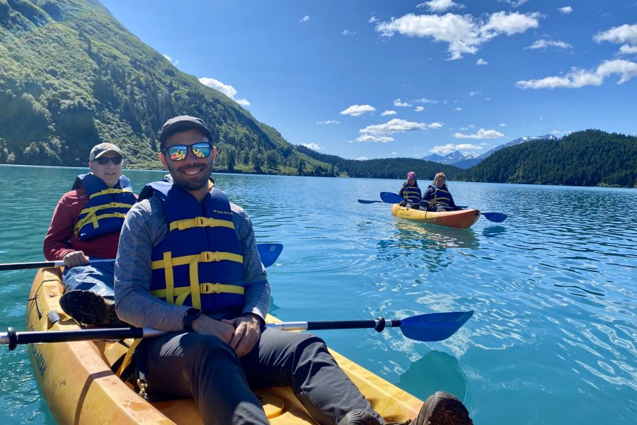 Group Fun on Grant Lake