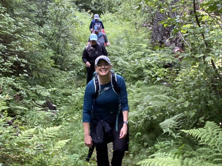 Hiking through a Temperate Rain Forest in Alaska